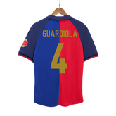 Barcelona GUARDIOLA #4 Home Soccer Jersey Retro 1999/00 - 100th Anniversary